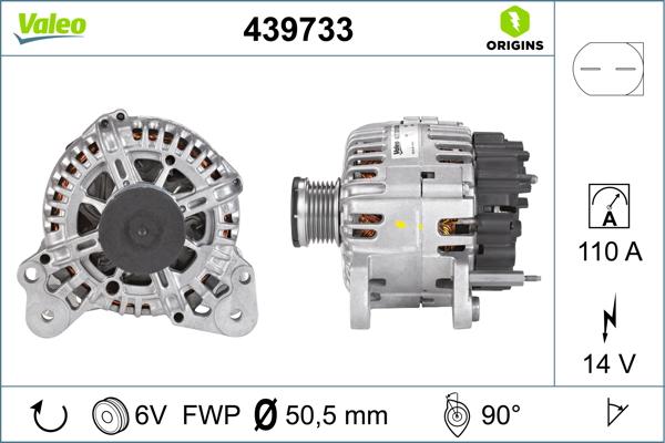 VALEO 439733 - Alternator