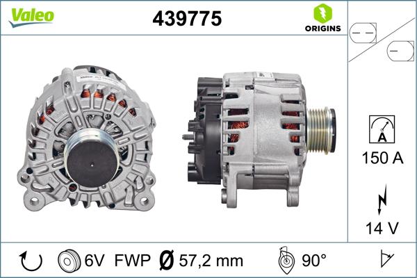 VALEO 439775 — Alternator
