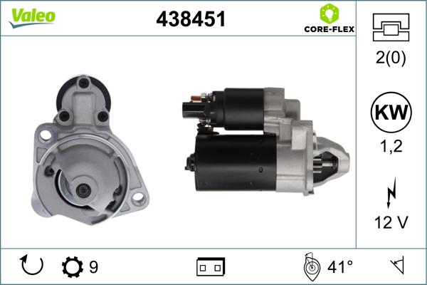 VALEO 438451 — Rozrusznik
