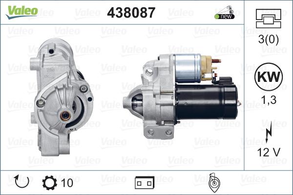 VALEO 438087 - Rozrusznik