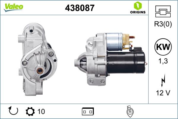 VALEO 438087 — Rozrusznik