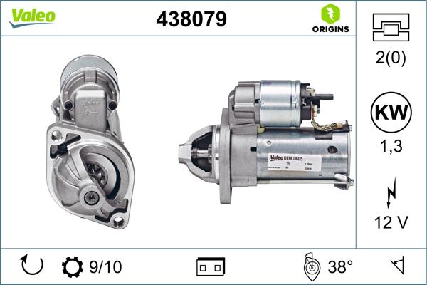 VALEO 438079 - Rozrusznik