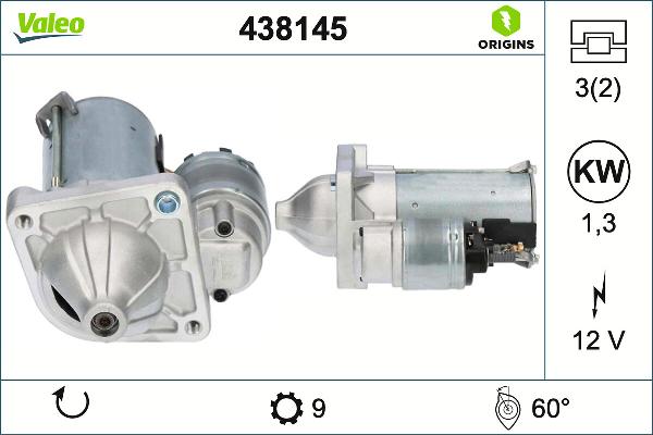 VALEO 438145 — Rozrusznik