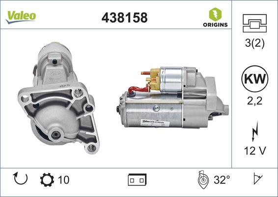 VALEO 438158 - ROZRUSZNIK RENAULT MASTER  96-