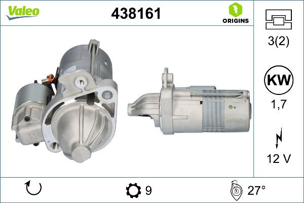 VALEO 438161 — Rozrusznik