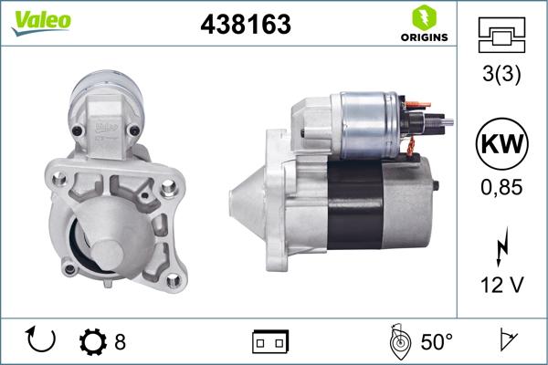 VALEO 438163 — Rozrusznik