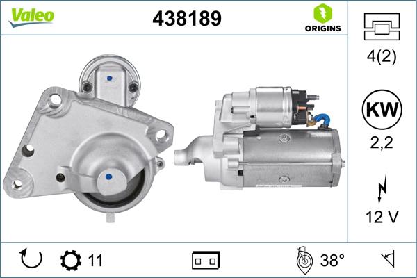 VALEO 438189 — Rozrusznik