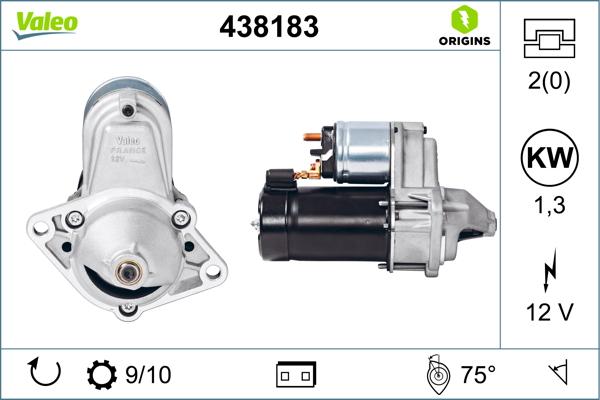 VALEO 438183 — Rozrusznik