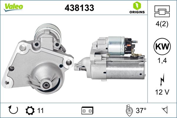 VALEO 438133 — Rozrusznik