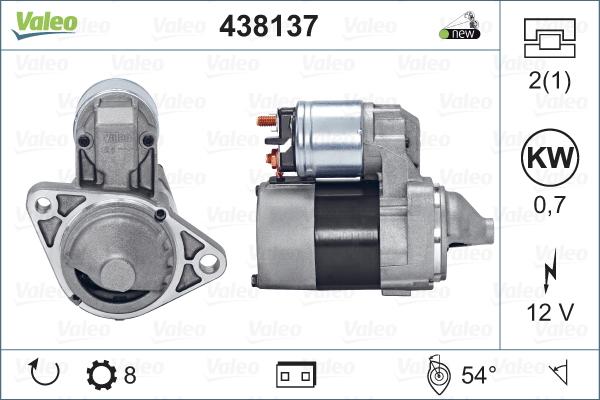 VALEO 438137 — Rozrusznik