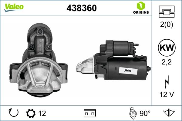 VALEO 438360 — Rozrusznik