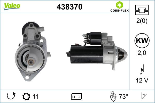 VALEO 438370 - Rozrusznik
