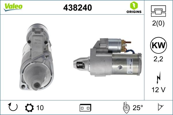 VALEO 438240 — Rozrusznik