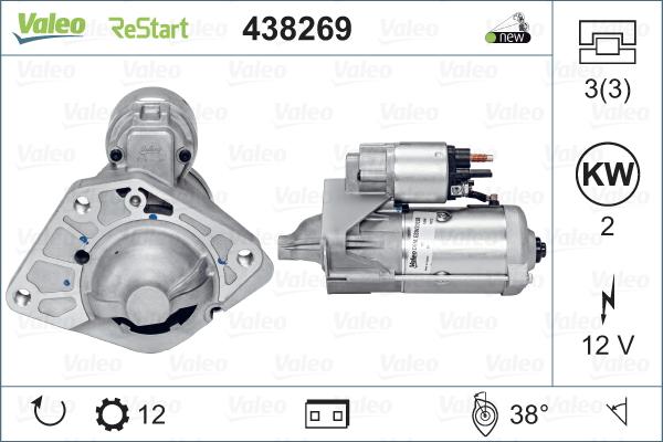 VALEO 438269 — Rozrusznik