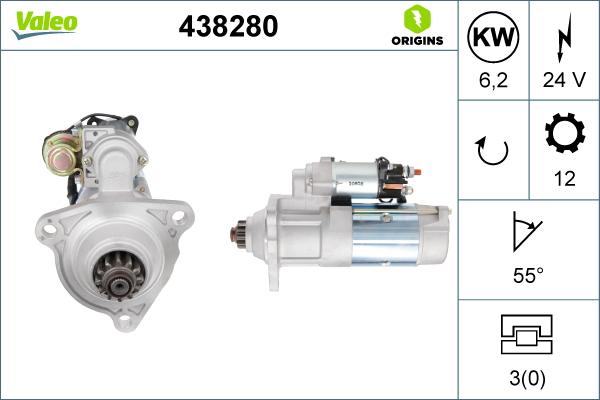 VALEO 438280 — Rozrusznik