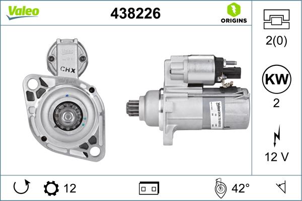 VALEO 438226 — Rozrusznik