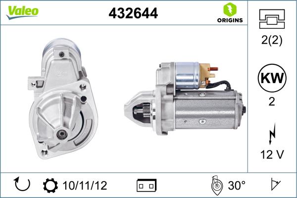 VALEO 432644 — Rozrusznik