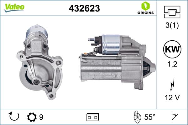 VALEO 432623 — Rozrusznik