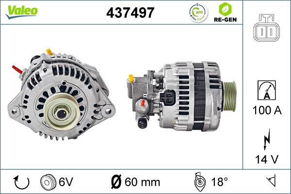 VALEO 437497 — Alternator