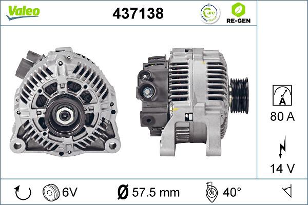 VALEO 437138 — Alternator