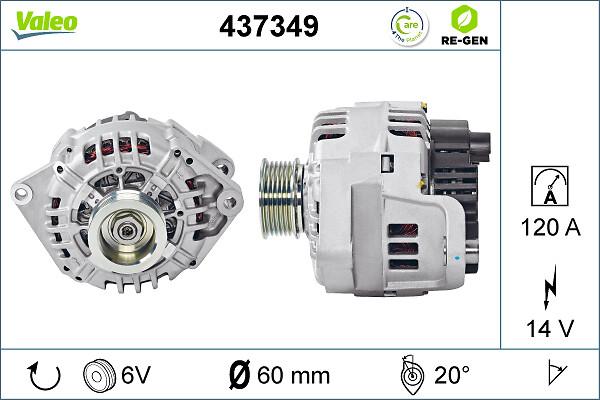 VALEO 437349 — Alternator