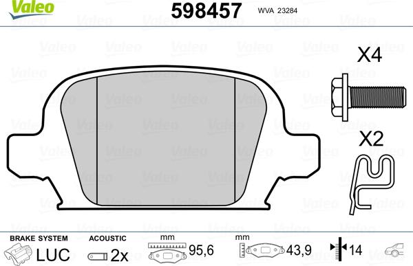 Meyle 025 232 8414 - KLOCKI HAM. OPEL T. CORSA C