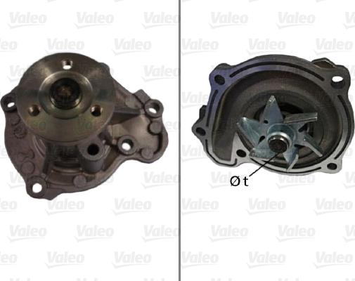VALEO 506717 - POMPA WODY NISSAN MICRA-NOTE 1.0-1.4 16V 03-