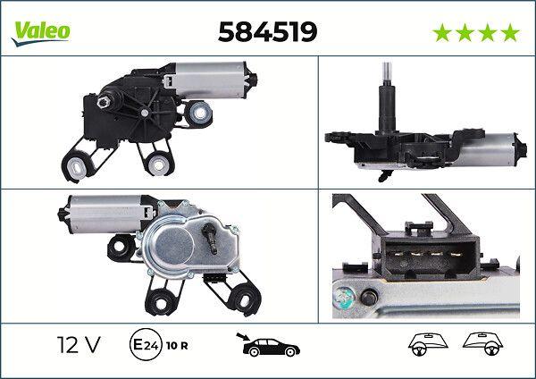 VALEO 584519 - Silnik wycieraczek