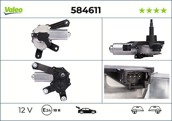 VALEO 584611 - Silnik wycieraczek