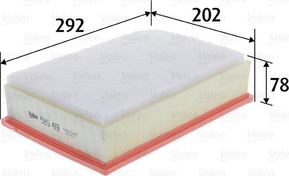 VALEO 585419 — Filtr powietrza