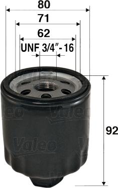 VALEO 586009 — Filtr oleju