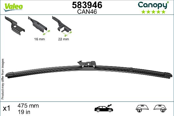 VALEO 583946 — Pióro wycieraczki