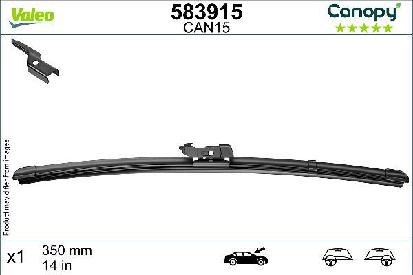 VALEO 583915 - Pióra wycieraczek