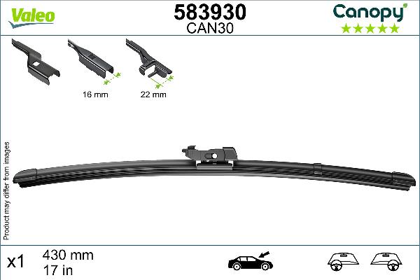 VALEO 583930 — Pióro wycieraczki