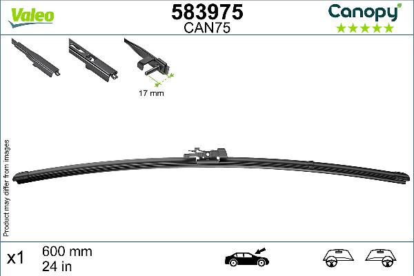 VALEO 583975 — Pióro wycieraczki