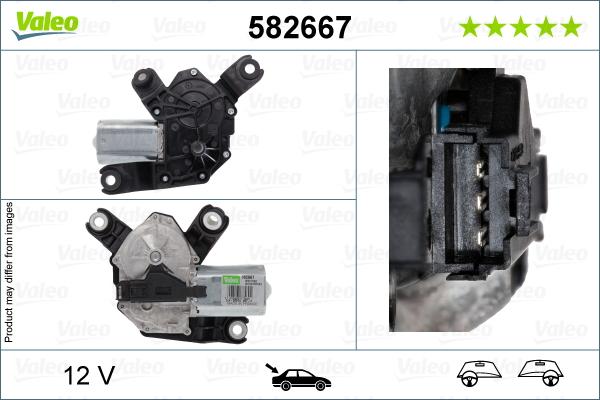 VALEO 582667 - SILNIK WYCIERACZEK OPEL INSIGNIA A 01.09-04.17 TYŁ
