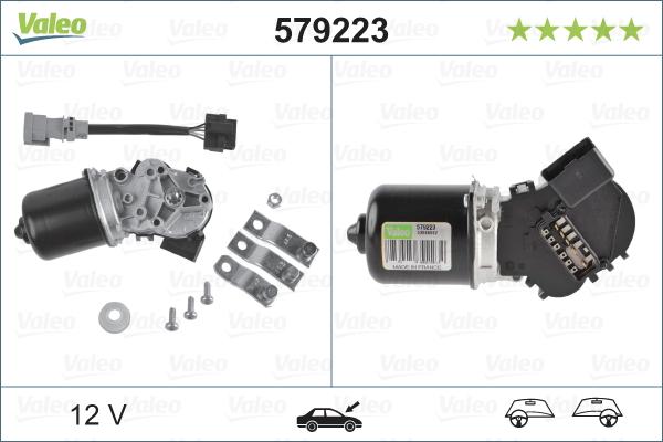 VALEO 579223 - Silnik wycieraczek