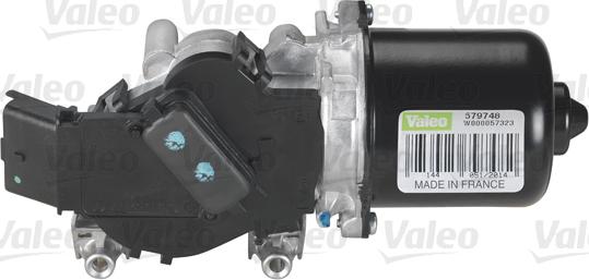 VALEO 579748 - SILNIK WYCIERACZEK NISSAN NOTE 03.06-06.12 PRZÓD