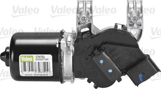 VALEO 579752 - SILNIK WYCIERACZEK CITROEN C2. C3 02.02-> PRZÓD
