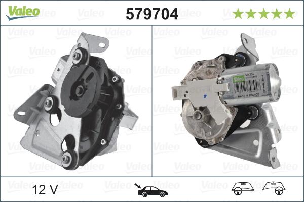 VALEO 579704 - Silnik wycieraczek