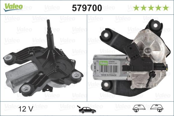 VALEO 579700 - Silnik wycieraczek