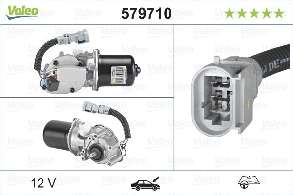 VALEO 579710 - Silnik wycieraczek