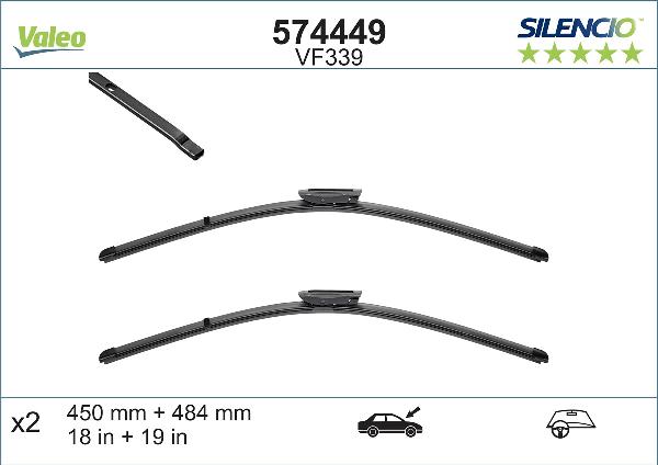 VALEO 574449 — Pióro wycieraczki