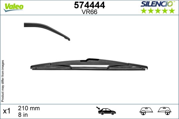 VALEO 574444 - Pióra wycieraczek