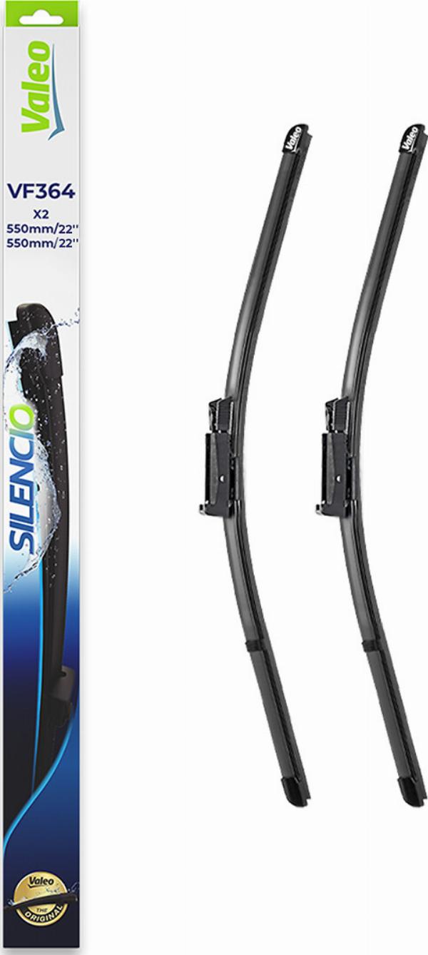 VALEO 574464 - WYCIERACZKI 550-550MM VALEO-2SZT SILENCI