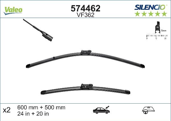 VALEO 574462 — Pióro wycieraczki