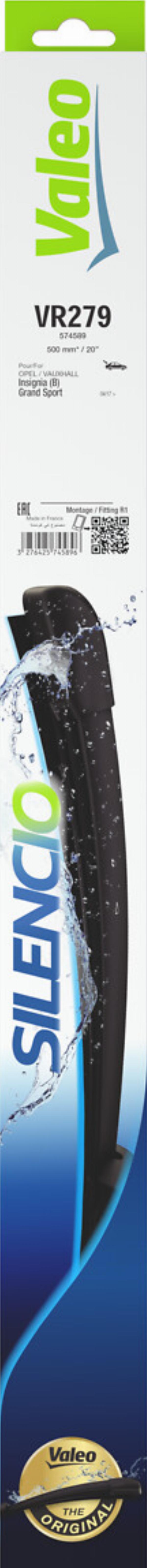 VALEO 574589 - PIÓRO WYCIERACZKI SILENCIO INSIGNIA B 03.17-> TYŁ KPL.