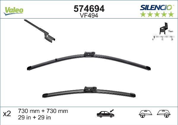 VALEO 574694 — Pióro wycieraczki