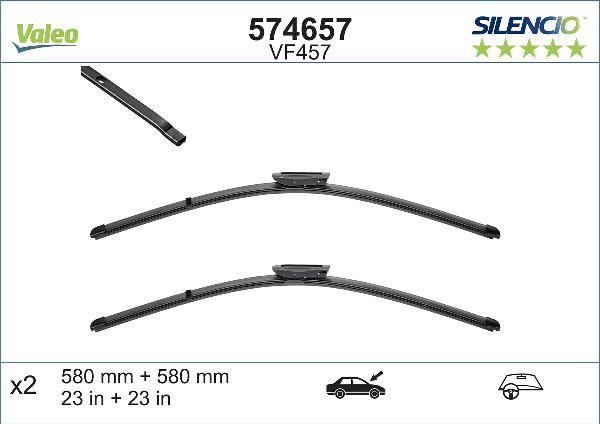 VALEO 574657 — Pióro wycieraczki