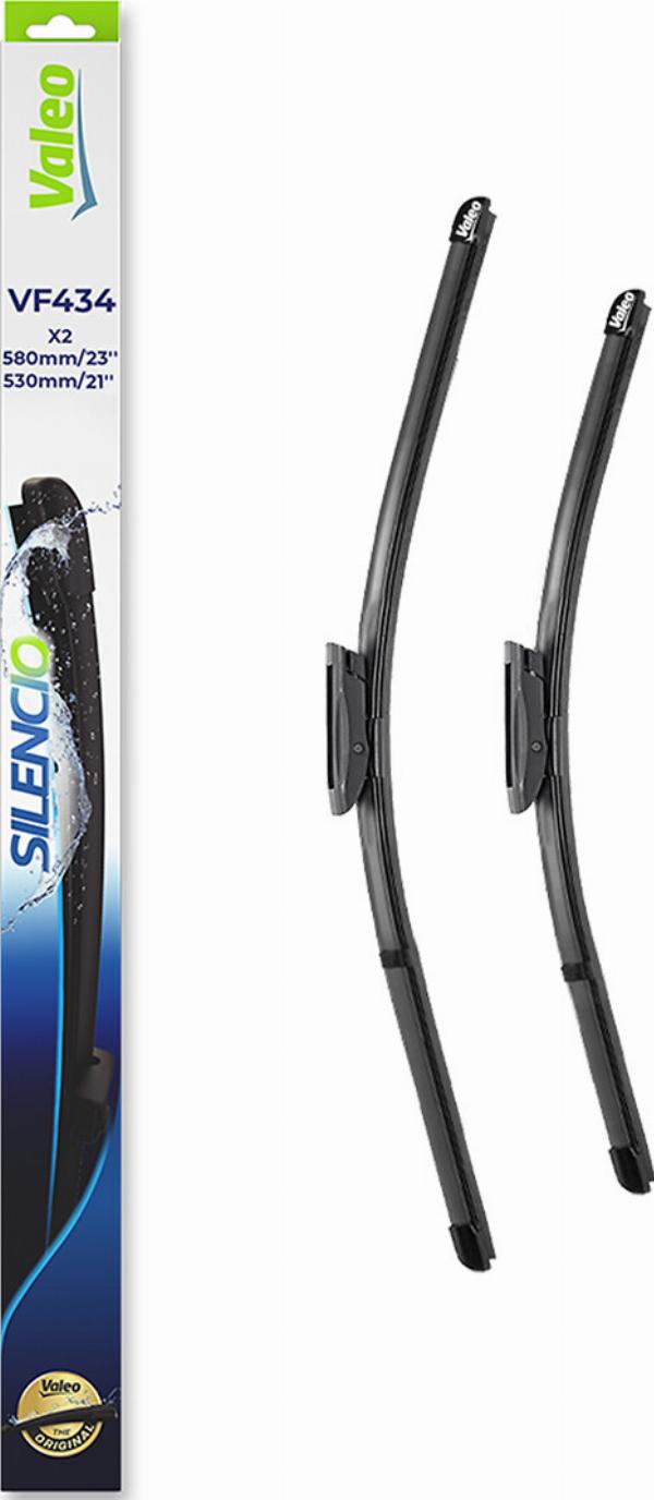 VALEO 574634 - WYCIERACZKI 580-530MM VALEO-2SZT.-SILEN.
